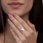 Anel de prata 925 orgânico gota - Imagem 3