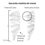 Brinco de prata festa fitas - Imagem 4