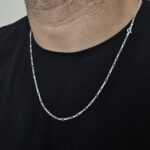 Corrente de prata 925 masculina Cartier 2mm 60cm - Imagem 2