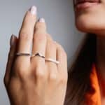 Anel de prata Corajosa