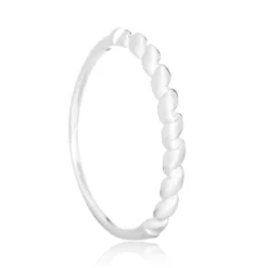 Anel de prata Croissant