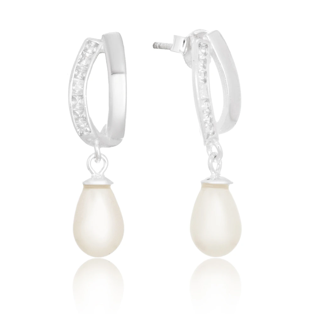 brinco-de-prata-base-dupla-cravejada-com-perola-pendurada (1) Brinco de prata base dupla cravejada com perola pendurada