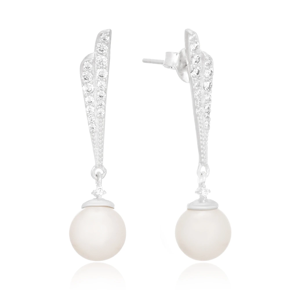 brinco-de-prata-fio-duplo-cravejado-com-perola (1) Brinco de prata fio duplo cravejado com pérola