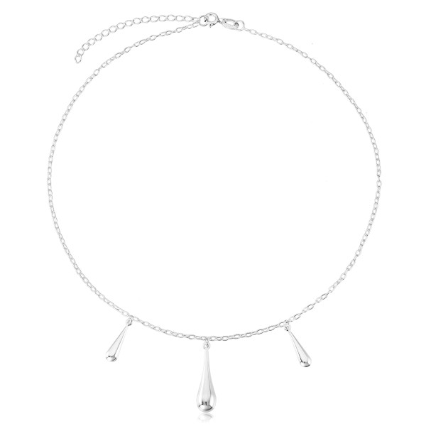c4a882381922ebaa9ed4be2486216dec.jpg Choker de prata 925 gotas finas penduradas - Imagem 1