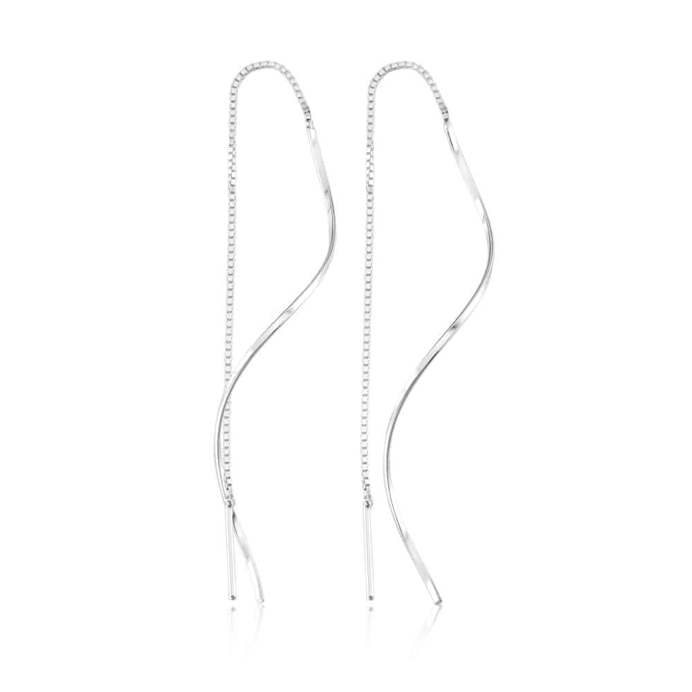 6a1925e61f479cb495ec36ee2700c293.jpg Brinco de prata 925 corrente com fio ondulado - Imagem 1