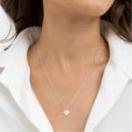 Pingente de prata 925 mini coração mãe de pet - Imagem 2