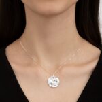 Pingente de prata 925 círculo orgânico - Imagem 2