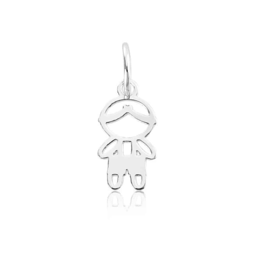 81d8ef4a21112cb11897a8a2d77ad1ae.jpg Pingente de prata 925 mini menino vazado - Imagem 1