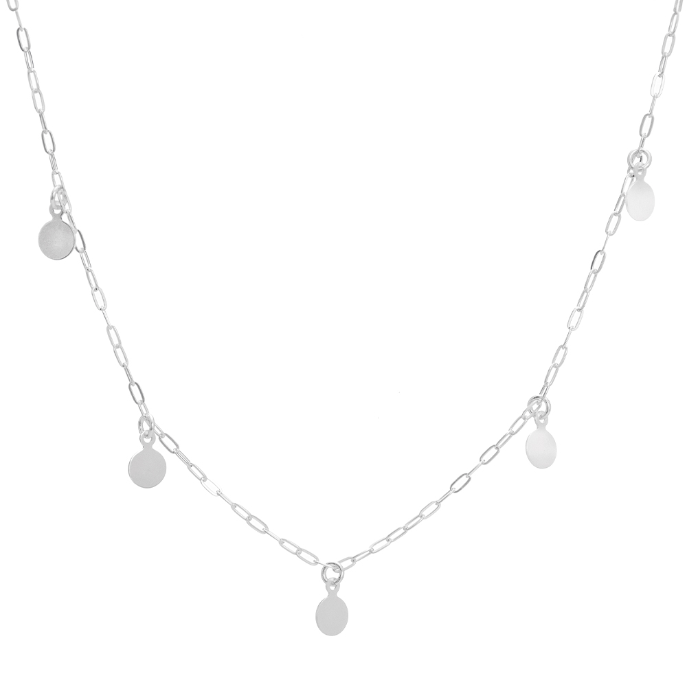 6842779edf5fd35e3ae3167ae627cdb4.jpg Choker de prata 925 medalhas - Imagem 1