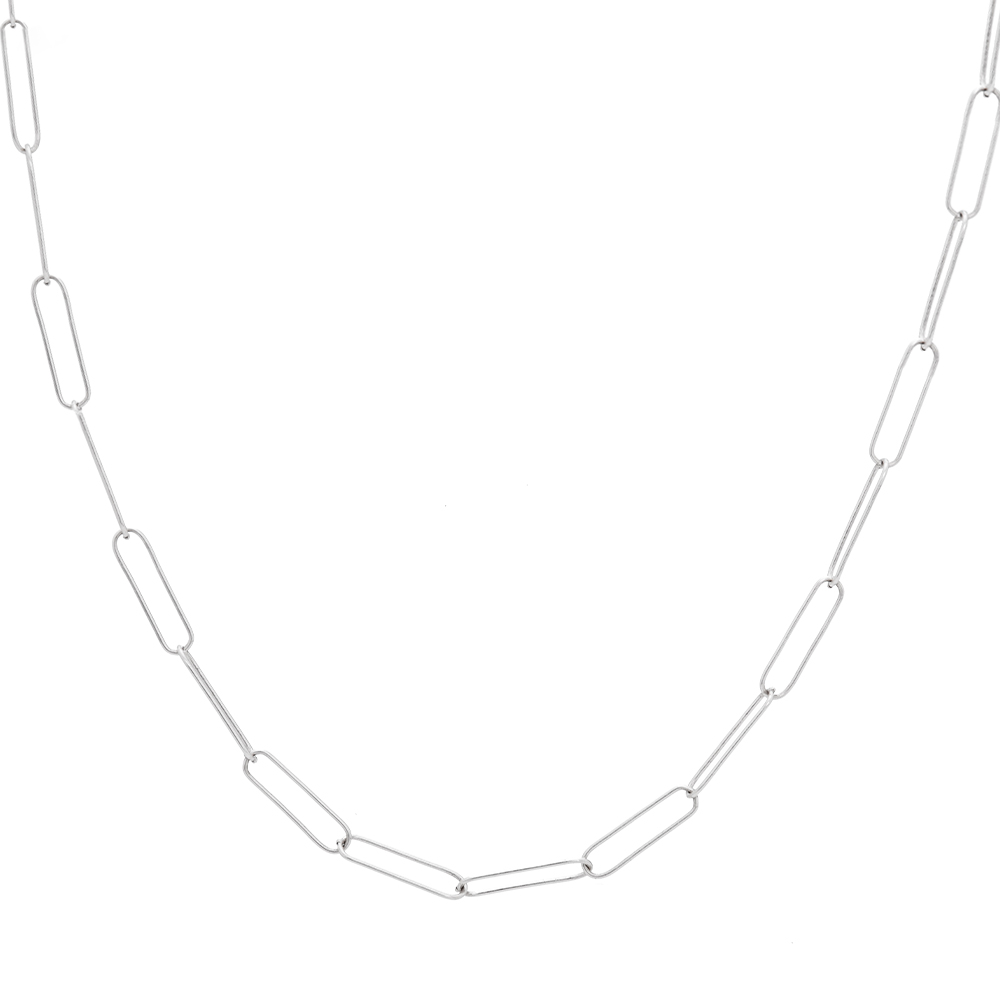 e3f353d5e454ae80d22360187d63c9fb.jpg Corrente de prata 925 elos cartier alfinete 45 cm - Imagem 1