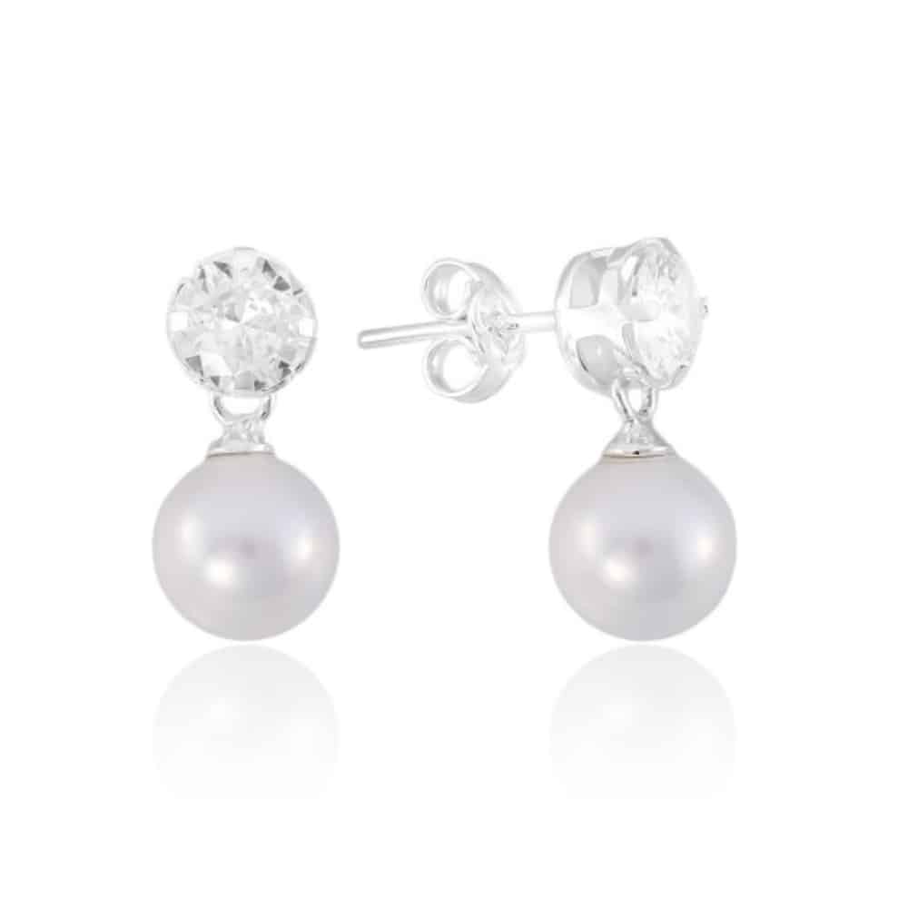 cdcb99e9caf0f4753d5d9f2aedd52874.jpg Brinco de prata 925 ponto de luz com pérola - Imagem 1